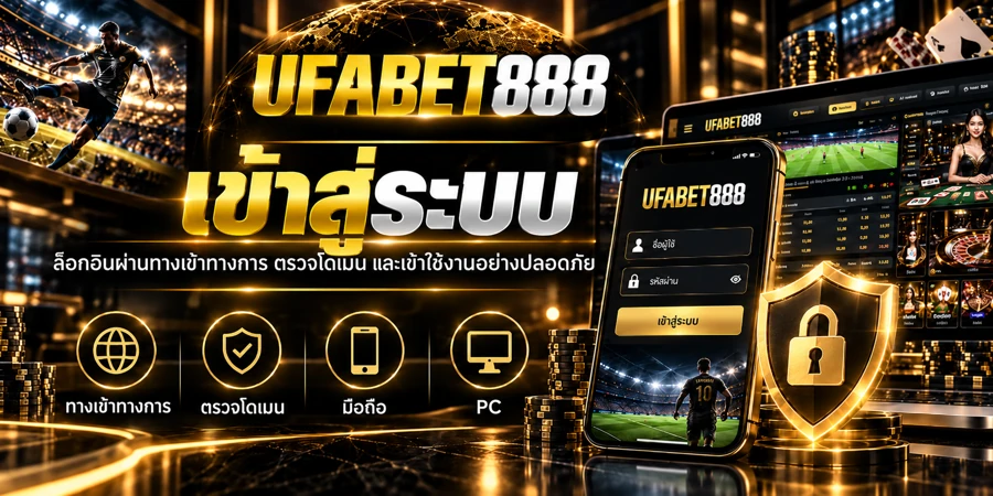 ทางเข้า UFABET888 เข้าสู่ระบบ — ลิงก์ตรง อัปเดตล่าสุด ใช้งานได้ 100%