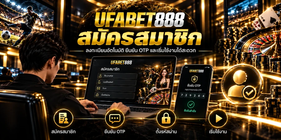 สมัคร UFABET888 — ลงทะเบียนเว็บตรงอัตโนมัติ รวดเร็วใน 1 นาที